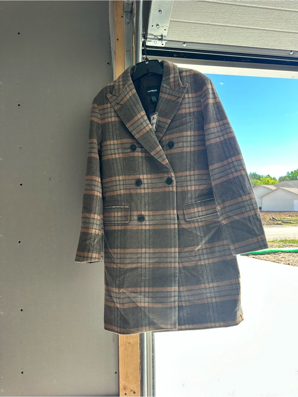 Men’s Express Peacoat NEW
